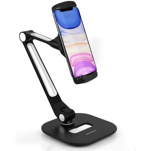 SHOPPINGALL Adjustable Tablet Stand for Any Tablet or Smartphone Between 4.7"-12.9" inches - SA-205D