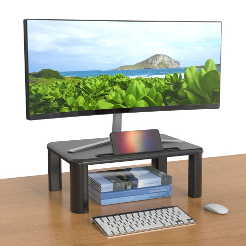 SHOPPINGALL Monitor Stand Riser with 4 Adjustable Height for Computer, Printer, Laptop – SA-MR01