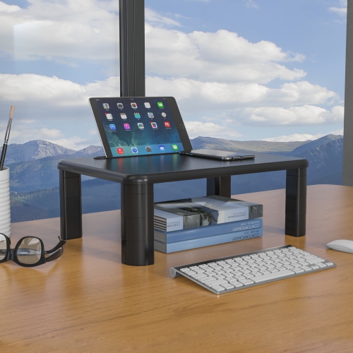 SHOPPINGALL Monitor Stand Riser with 4 Adjustable Height for Computer, Printer, Laptop – SA-MR01
