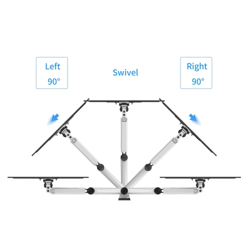 SHOPPINGALL Fully Adjustable Single Gas Spring Monitor Wall Mount Arm LCD for Screens up to 32" - SA-GA12W+A05