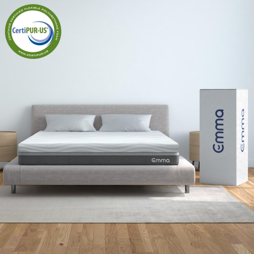 Emma 12" Visco-Elastic Memory Foam Mattress - Twin