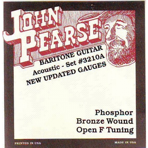 John Pearse - JP3210A Acoustic Baritone Strings - Open F