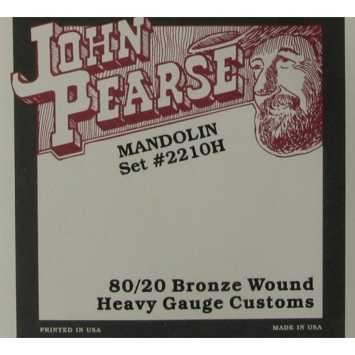 John Pearse - JP2210H Mandolin Strings - Heavy Custom