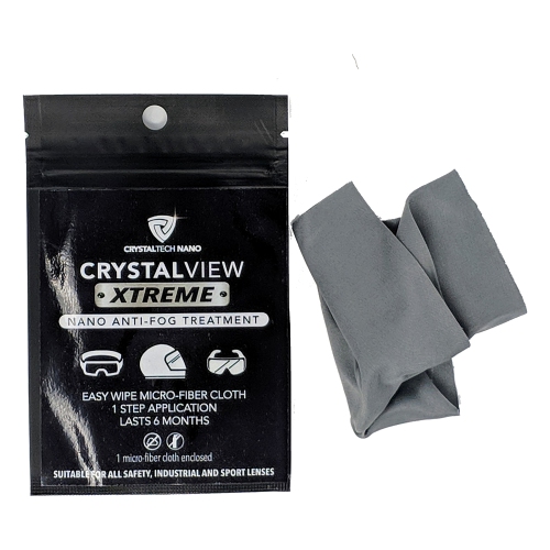 Crystaltech Crystalview Xtreme Nano Anti-Fog Cloth Treatment Grey/Black Appcessories and Gadgets CTNCV001