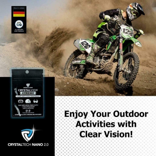 Crystaltech Crystalview Xtreme Nano Anti-Fog Cloth Treatment Grey/Black Appcessories and Gadgets CTNCV001