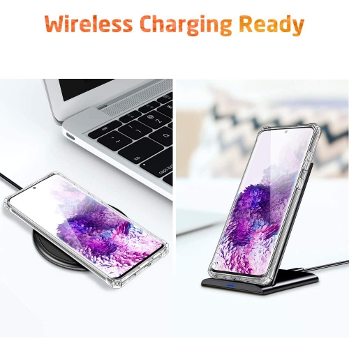 Samsung Galaxy S20 / S20 5G Clear Case [Shock-Absorbing] [Scratch-Resistant] [Military Grade Protection]