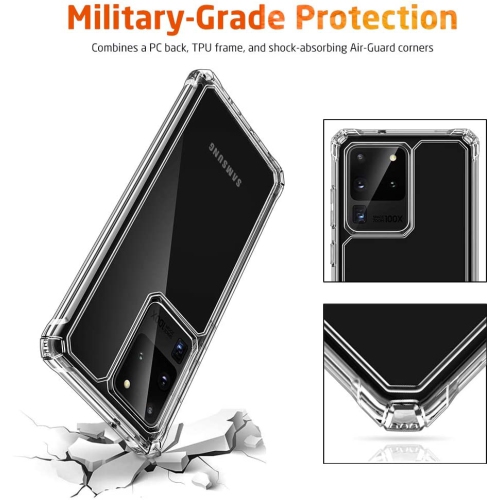 Étui transparent Ultra pour Galaxy S20/S20 5G de Samsung [absorbant les chocs] [résistant aux rayures] [Protection de qualité militaire]
