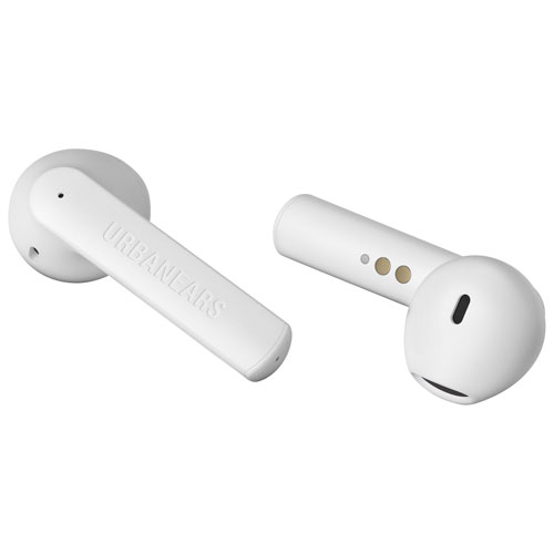 Écouteurs boutons 100 % sans fil Luma d'Urbanears - Blanc poussiéreux