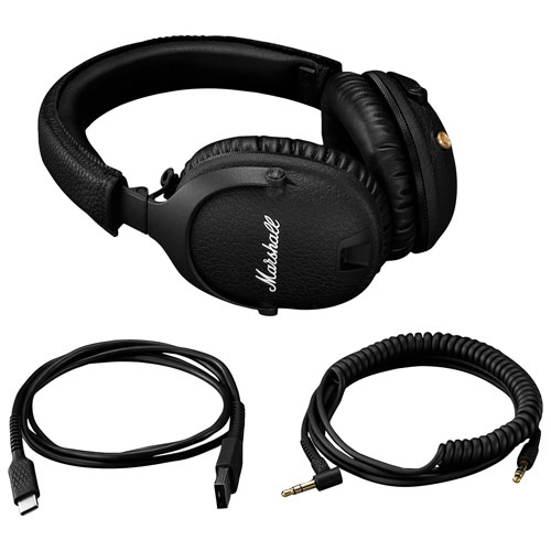 Marshall Monitor II Over-Ear Noise Cancelling Bluetooth Headphones - Black