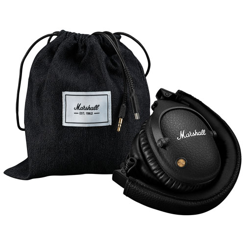Casque d'écoute Bluetooth à suppression du bruit Monitor II de Marshall - Noir