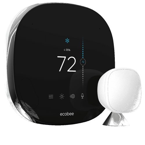 Thermostat intelligent Wi-Fi d'ecobee 5 avec Alexa