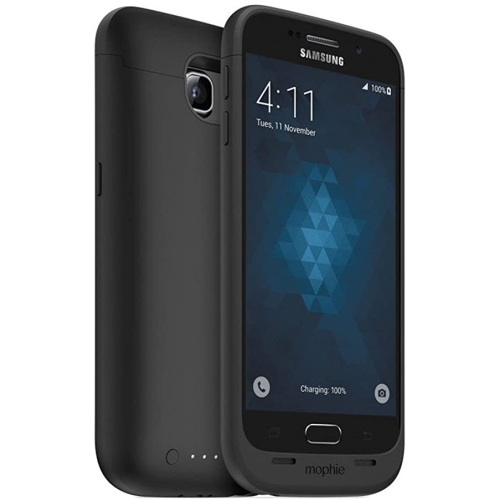 mophie juice pack for Samsung Galaxy S6 - Black - OPEN BOX