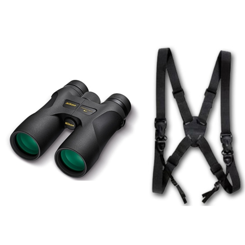 Nikon Prostaff 7S 8x42 Roof Prism Binoculars with Nikon Binocular Strap Harness System II