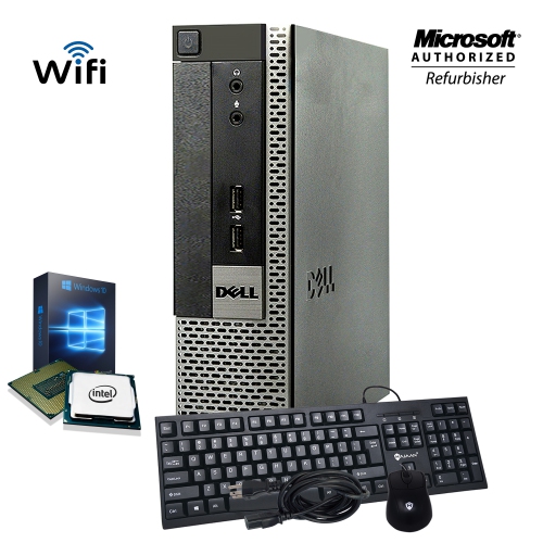 Dell Optiplex 790 Usff Desktop Pc Computer Intel I5 2400s 3 2ghz 8gb Ram New 256gb Ssd Dvd Windows10 Professional Wifi Refurbished Best Buy Canada