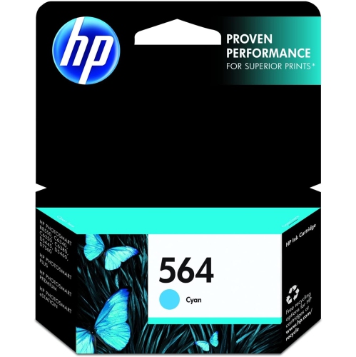 HP  564 Ink Cartridge (Cb318Wn#140) In Cyan