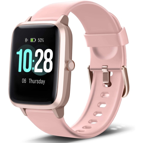 Letsfit ID205L Smart Watch & Fitness Tracker with Heart Rate Monitor - Pink