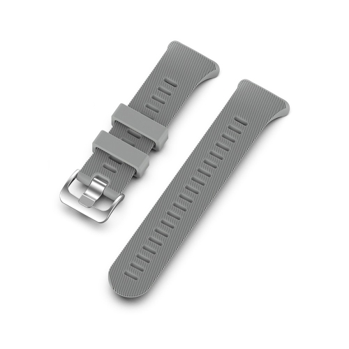 StrapsCo Silicone Rubber Watch Band Strap for Garmin Forerunner 45 & Swim 2 - Grey