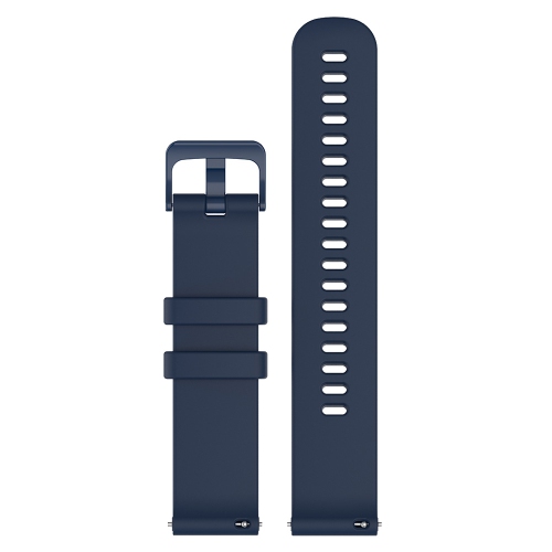 StrapsCo Silicone Rubber Watch Band Strap for Garmin Vivomove 3S & Vivoactive 4S - Navy Blue