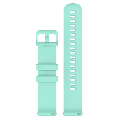 StrapsCo Silicone Rubber Watch Band Strap for Garmin Vivomove 3S & Vivoactive 4S - Mint Green