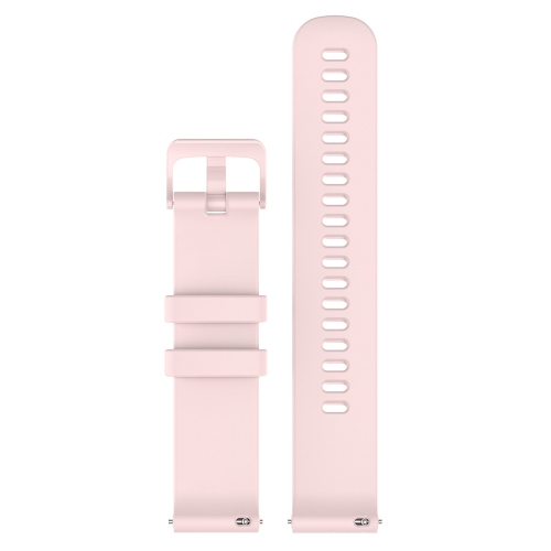 StrapsCo Silicone Rubber Watch Band Strap for Garmin Vivomove 3S & Vivoactive 4S - Pink