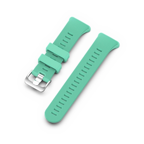 StrapsCo Silicone Rubber Watch Band Strap for Garmin Forerunner 45 & Swim 2 - Teal