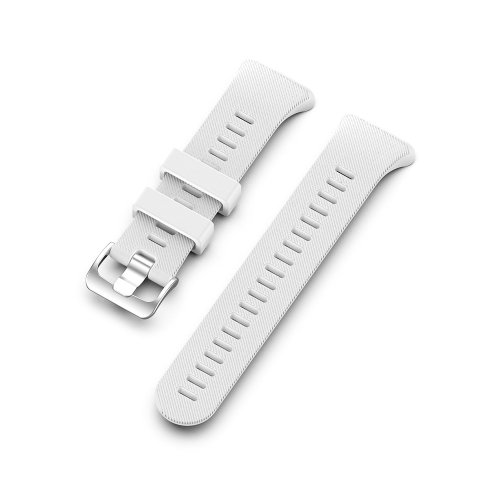 StrapsCo Silicone Rubber Watch Band Strap for Garmin Forerunner 45 & Swim 2 - White