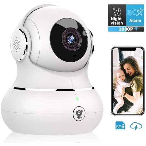 Indoor Camera, Littlelf 1080P Wireless 