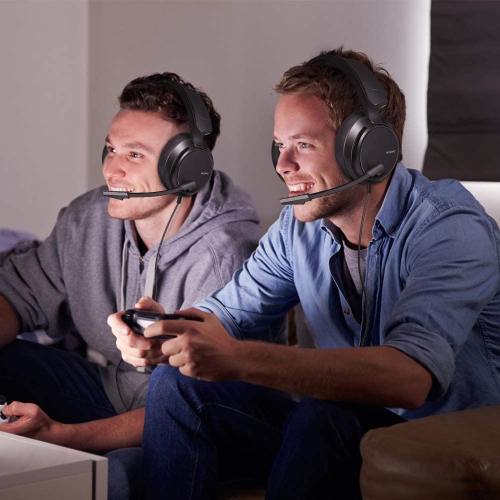 Casque de jeu stéréo de Midolindun pour PS4, PS5, Xbox One, PC avec basse DEL...