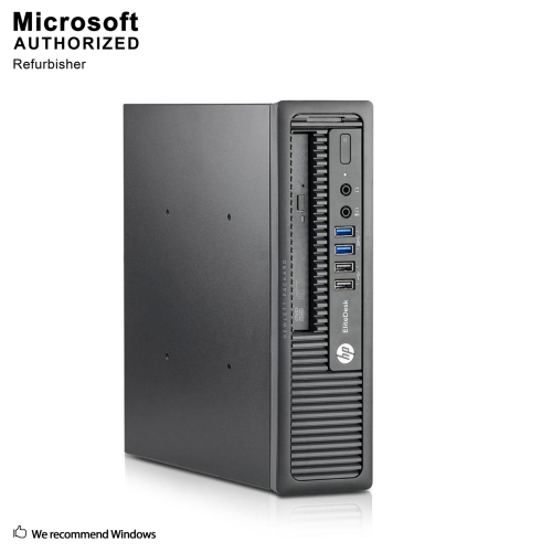 Refurbished - HP EliteDesk 800 G1 USFF, Intel Quad Core i5 4570S up to 3.6GHz, 16G DDR3, 1T SSD, WiFi, BT 4.0, W10P64 (EN/FR/ES)