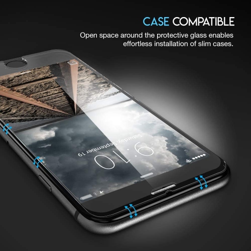 2 Pack of WINGOMART Premium Tempered Glass Screen Protector for iPhone 8 Plus/7 Plus/6s Plus/6 Plus-5.5 Inch