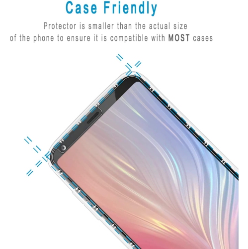 2 protecteurs d’écran en verre trempé de qualité supérieure WINGOMART pour G6 de LG