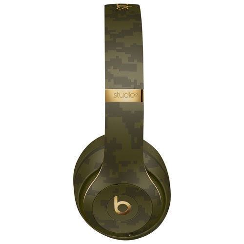 Beats by Dr. Dre Studio3 Camo Noise Cancelling Bluetooth Headphones - Forest Green by BEATS BY DR. DRE - Refurbished condition - Image 2