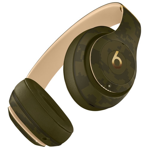 Beats by Dr. Dre Studio3 Camo Noise Cancelling Bluetooth Headphones - Forest Green by BEATS BY DR. DRE - Refurbished condition - Image 3