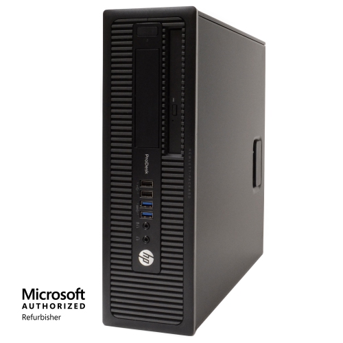 HP ProDesk 600 G1 Desktop - Intel Core i5, 16GB Memory, 1TB HDD, Win 10 Home + 22" Monitor by HP - Refurbished condition - Image 5