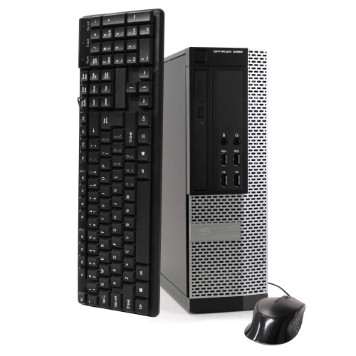 Refurbished - Dell 9020 Intel i5 16GB 512GB SSD Windows 10 Home WiFi Desktop PC