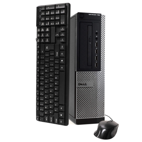 Refurbished - Dell 790 Intel i7 16GB 512GB SSD Windows 10 Home WiFi Desktop PC