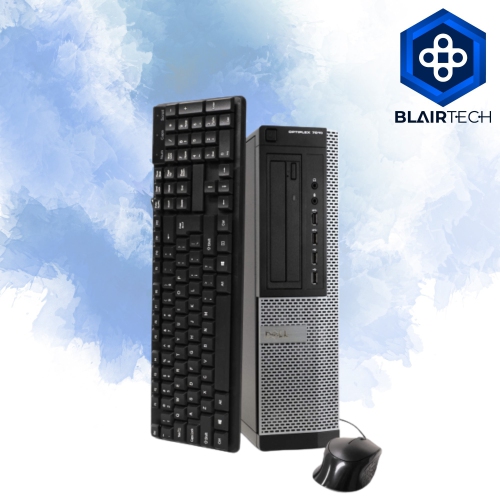 Refurbished - Dell 7010 Intel i5 8GB 500GB HDD Windows 10 Home WiFi Desktop PC