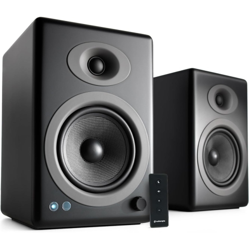 Audioengine A5+ Premium Powered Bookshelf Speakers - Black