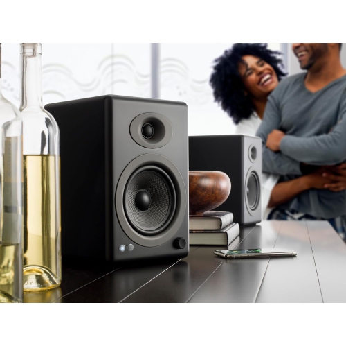 Audioengine A5+ Premium Powered Bookshelf Speakers - Black