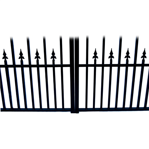 ALEKO DG18PRAD Prague Style Ornamental Iron Wrought Dual 18' Driveway Gate