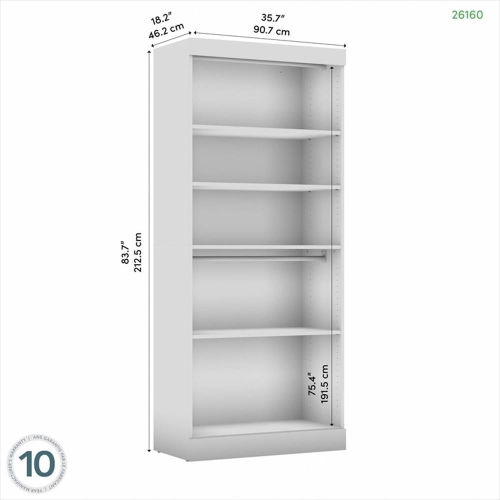 Pur 36" Closet Organizer Storage Unit - Bark Grey