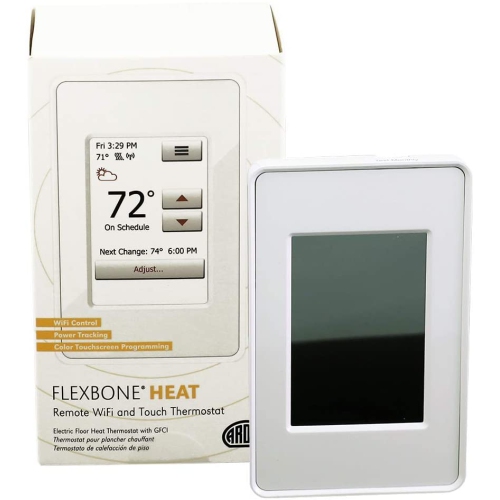 ARDEX FLEXBONE UH 930 WiFi Touchscreen Programmable Radiant Floor Heating Smart Thermostat