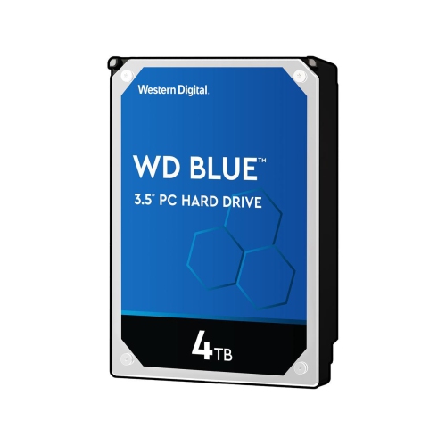 WD Blue 4TB 5400 RPM 256MB Cache SATA 6GB/s 3.5 Inch Desktop Hard Disk Drive