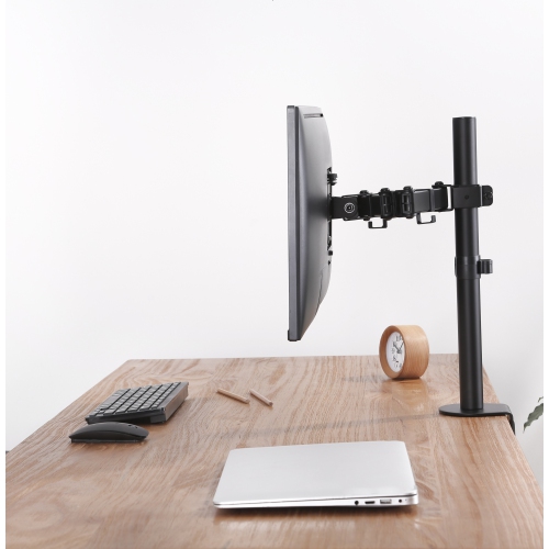 Uplite Single LCD Monitor Desk Mount Stand Fully Adjustable Articulating Arm for 1 Screen up to 32"