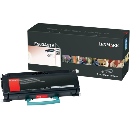 Lexmark E260A21A Black Original Toner Cartridge. For: E260, E360, E460