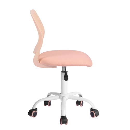 FurnitureR Task Chair Height Adjustable Swival Student Study Chair(Rose)