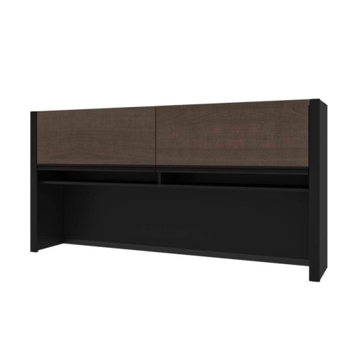 Connexion Hutch for Narrow Desk Shell - Antigua & Black