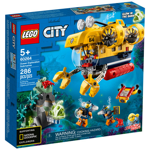 LEGO City: Sous-marin d'exploration océanique - 286 pièces