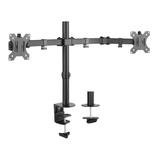 Uplite Dual LCD Monitor Desk Mount Stand Fully Adjustable Articulating Arm for 2 Screen up to 32"