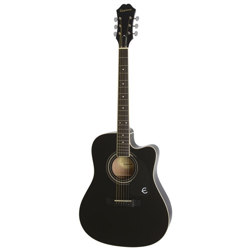 Open Box - Epiphone FT-100CE Acoustic/Electric Guitar - Ebony